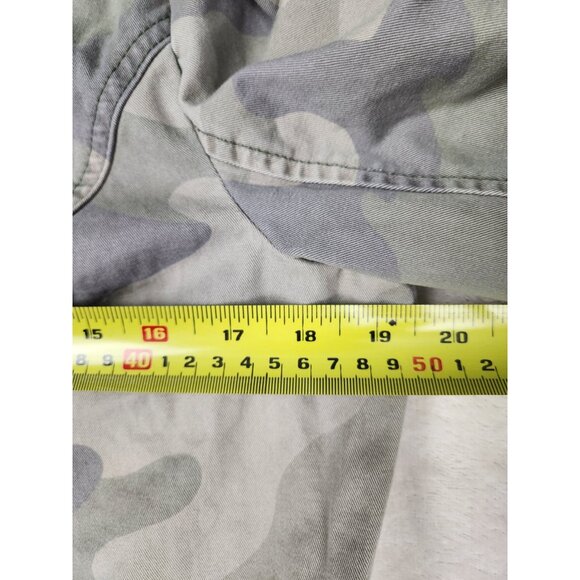 Hollister Womens Camo Utility Jacket Size Large Front Pockets & Button Detail - Picture 13 of 15